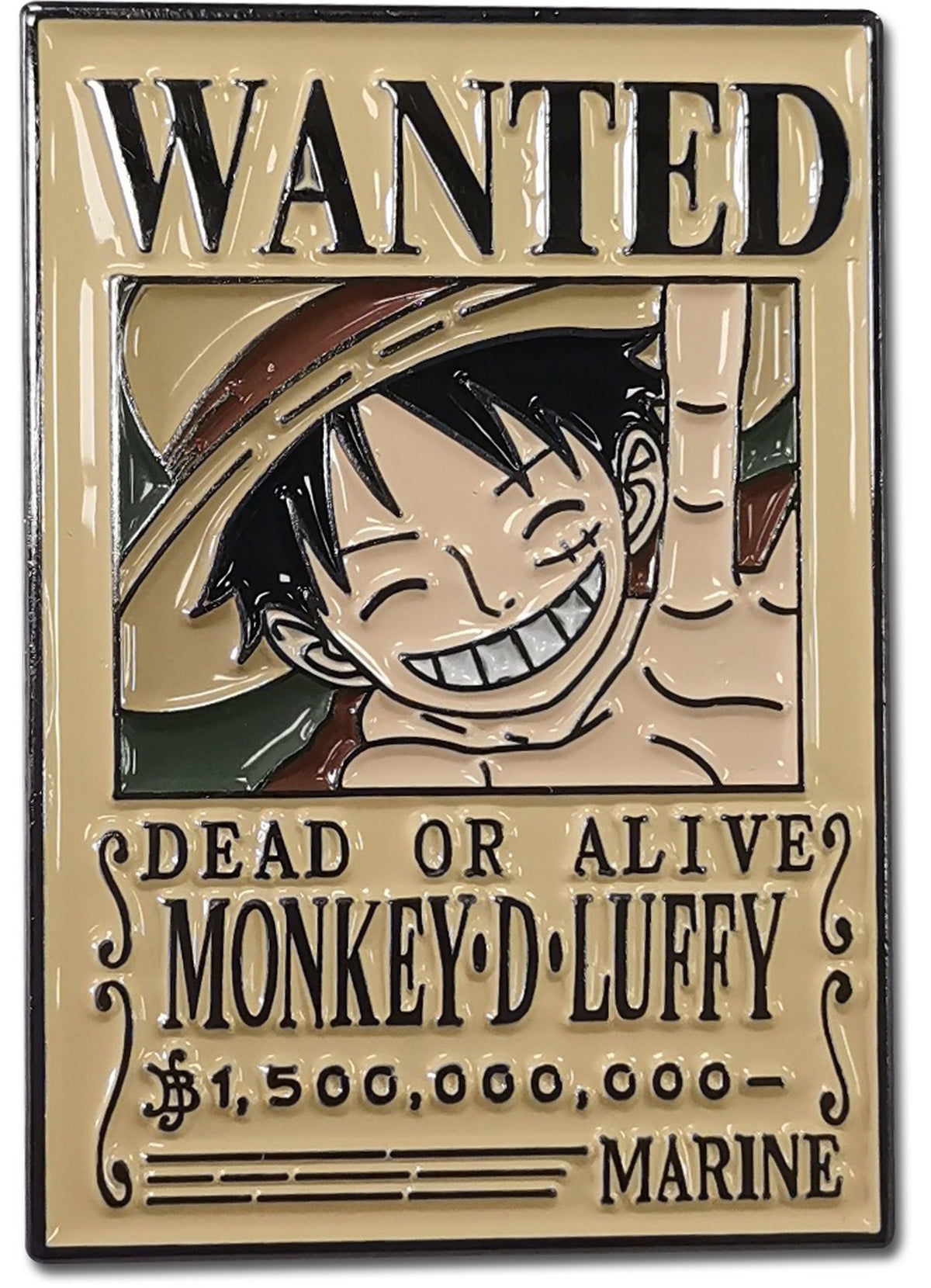 One Piece - Monkey D. Luffy (Wanted Poster) Pin