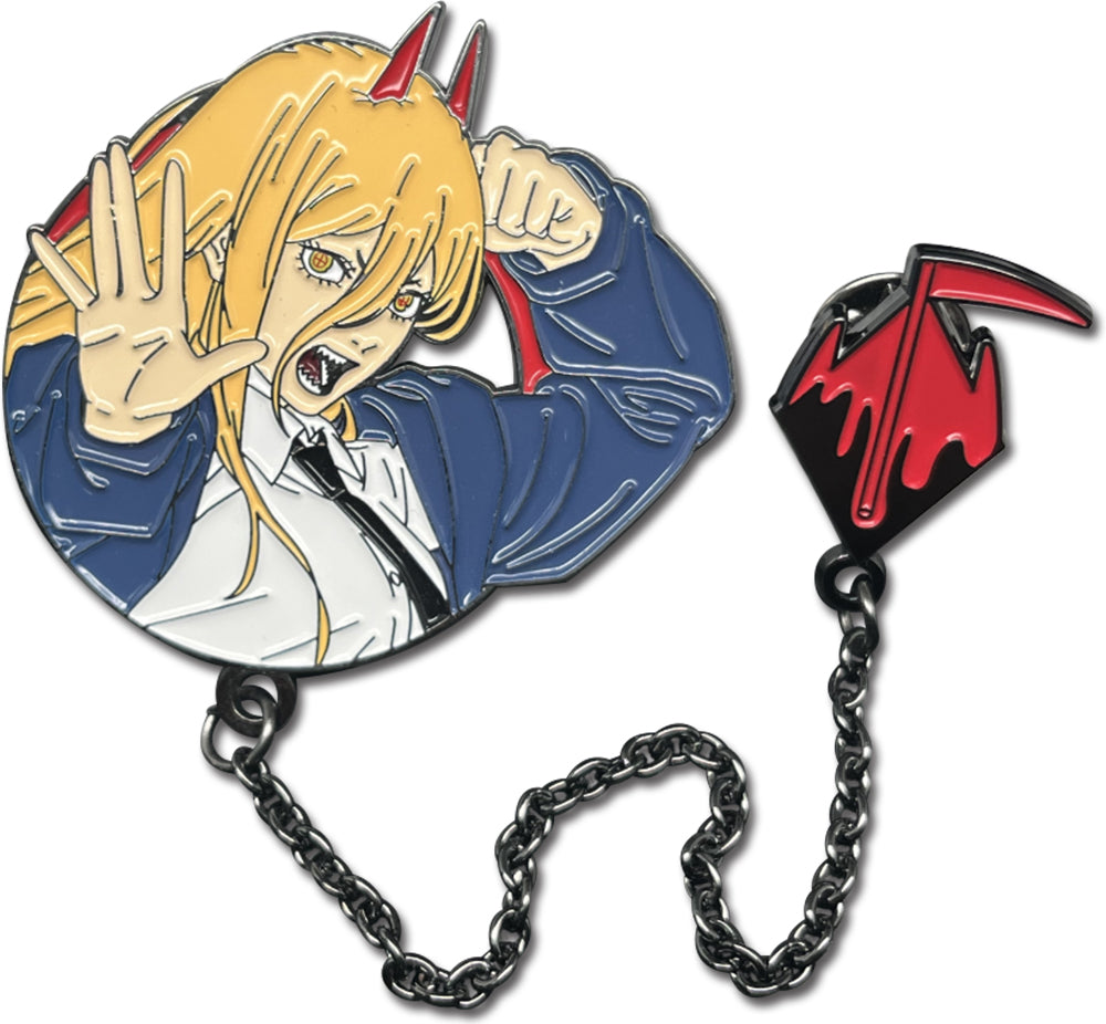 CHAINSAW MAN - PINSART POWER PIN WITH CHAIN
