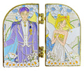 SAILOR MOON R - PINSART KING ENDIMION AND NEO QUEEN SERENITY OPEN PIN