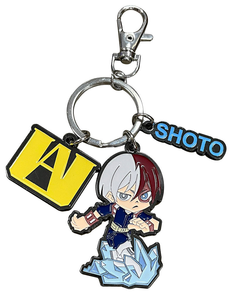 MY HERO ACADEMIA S5 - SD TODOROKI THREE CHARM KEYCHAIN