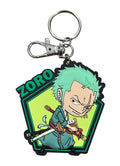 ONE PIECE - ZORO FIGHT PVC KEYCHAIN