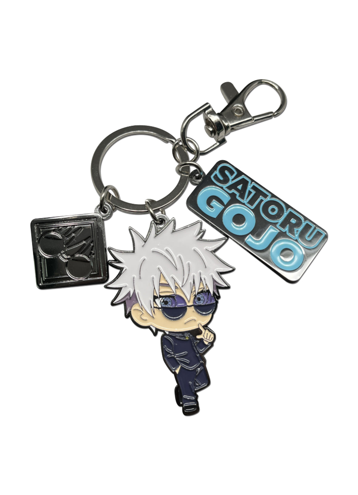 JUJUTSU KAISEN S2 - SATORU GOJO WITH ICON THREE CHARM KEYCHAIN
