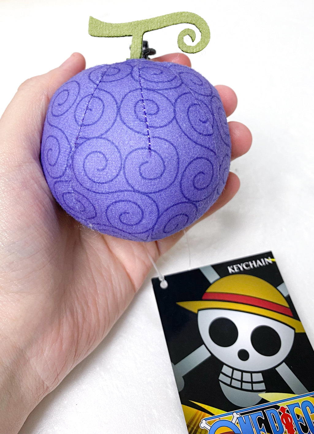 One Piece - Gum Gum Fruit (Gomu Gomu no Mi) Mini Plush w/ Spring Hook 2.5" H
