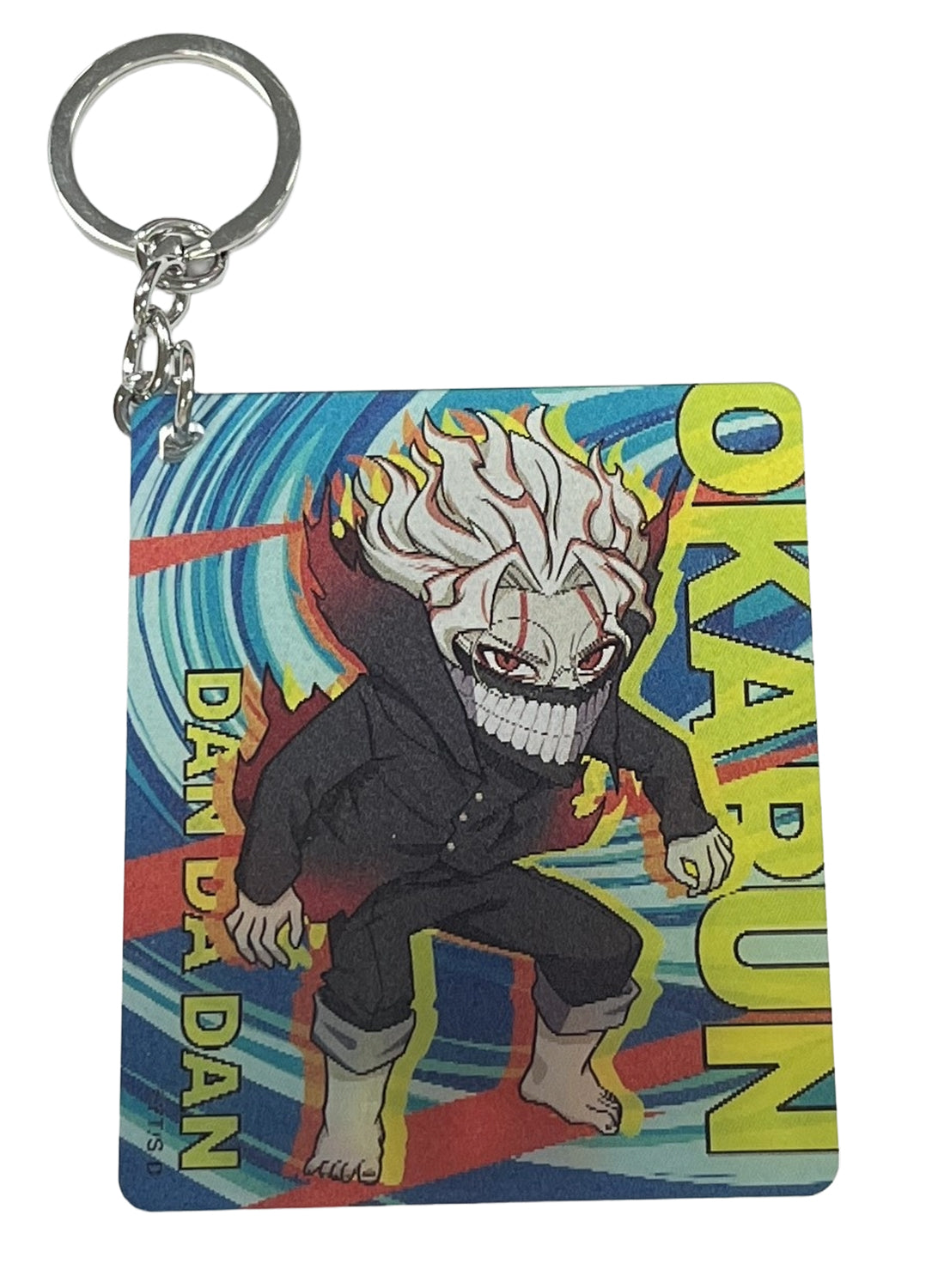 DAN DA DAN - OKARUN REFLECTIVE FACE CHANGING ACRYLIC KEYCHAIN