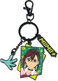 DAN DA DAN - MOMO GLOW IN THE CARK THREE CHARM KEYCHAIN