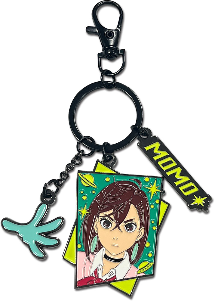 DAN DA DAN - MOMO GLOW IN THE CARK THREE CHARM KEYCHAIN