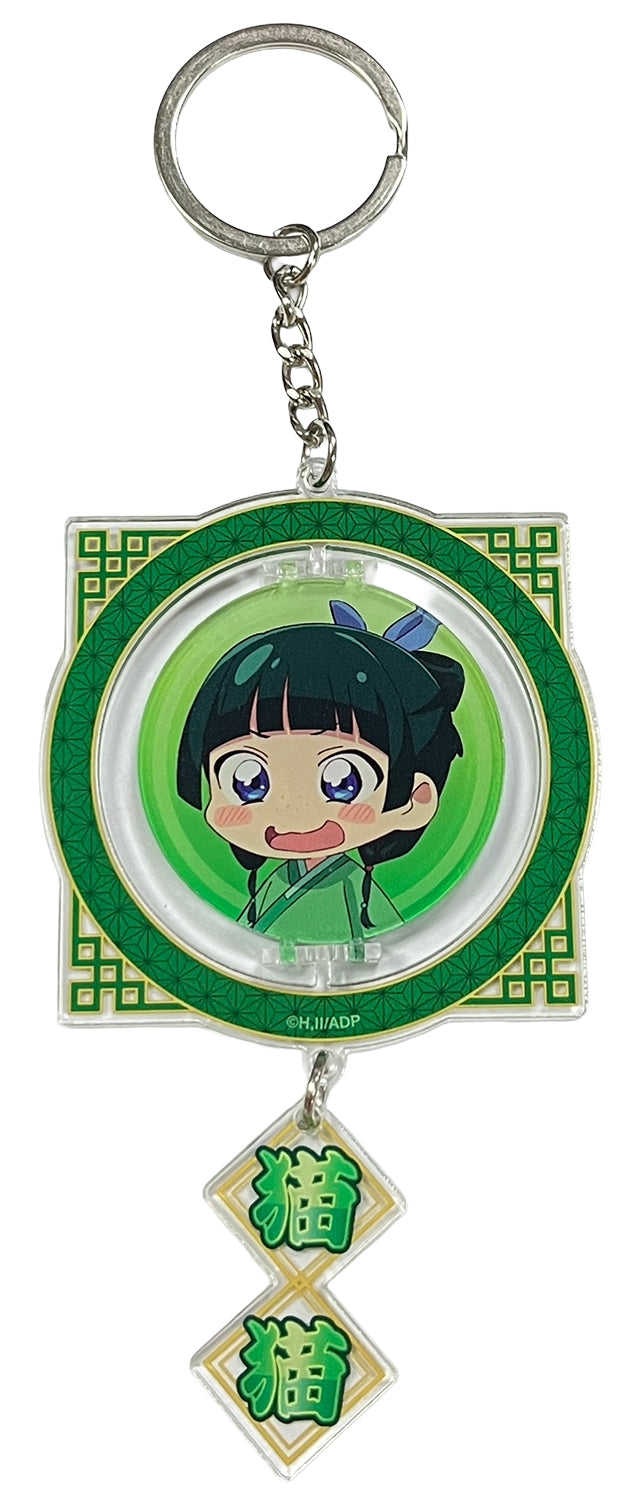 THE APOTHECARY DIARIES S1 - MAOMAO SD HOLLOW ROTATING ACRYLIC KEYCHAIN