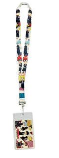MASHLE: MAGIC AND MUSCLES - SD GROUP CHARACTER WITH PUFFS Lanyard