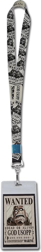 ONE PIECE - USOPP WANTED POSTER STYLE #1 LANYARD - Great Eastern Entertainment
