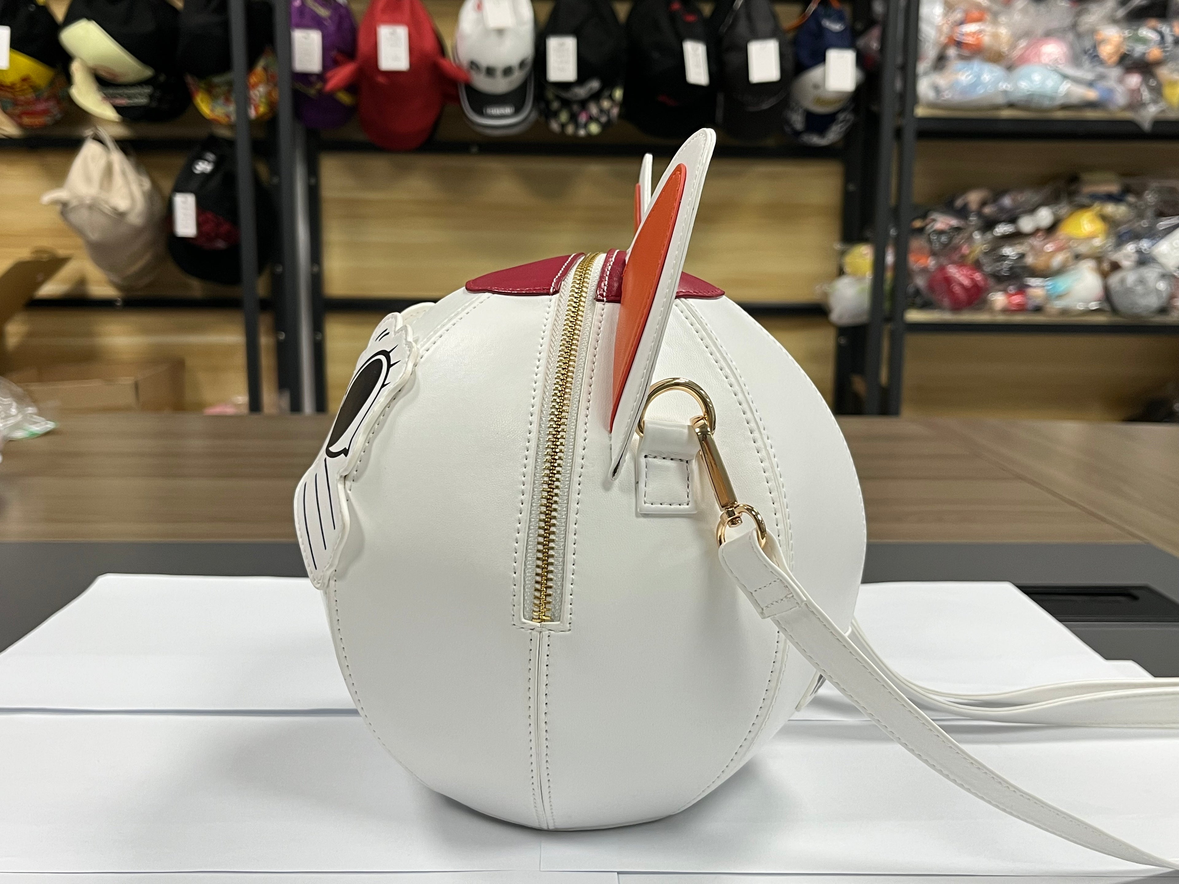 DAN DA DAN - TURBO GRANNY CAT HEAD CROSSBODY BAG_8" x 7.6" x 8"