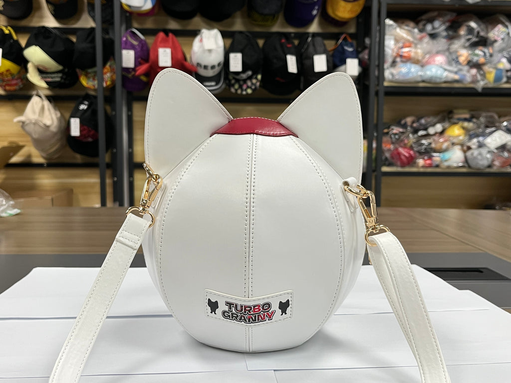 DAN DA DAN - TURBO GRANNY CAT HEAD CROSSBODY BAG_8" x 7.6" x 8"