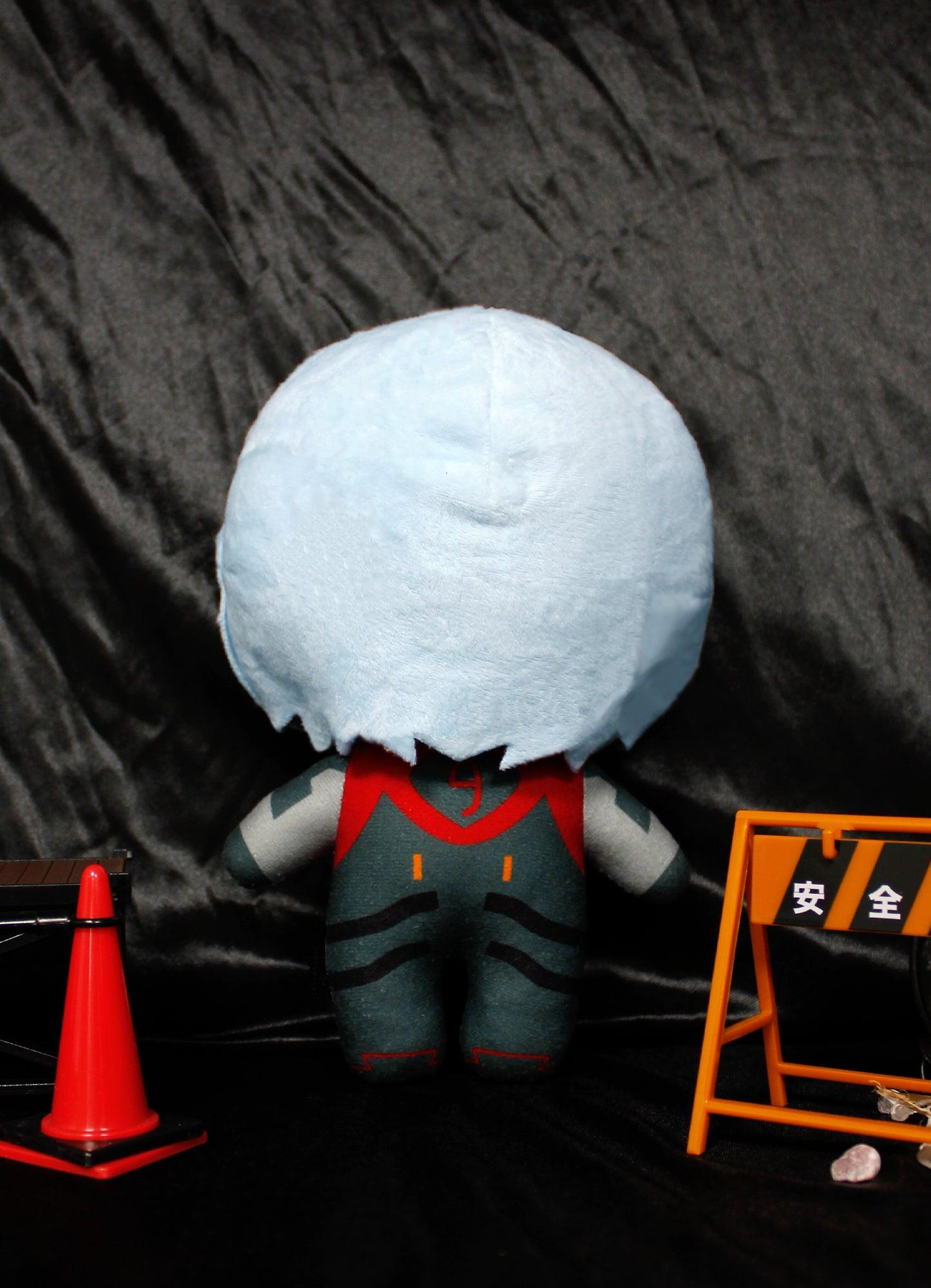 EVANGELION NEW MOVIE - REI AYANAMI BLACK PLUG SUIT PLUSH 7"H - Great Eastern Entertainment