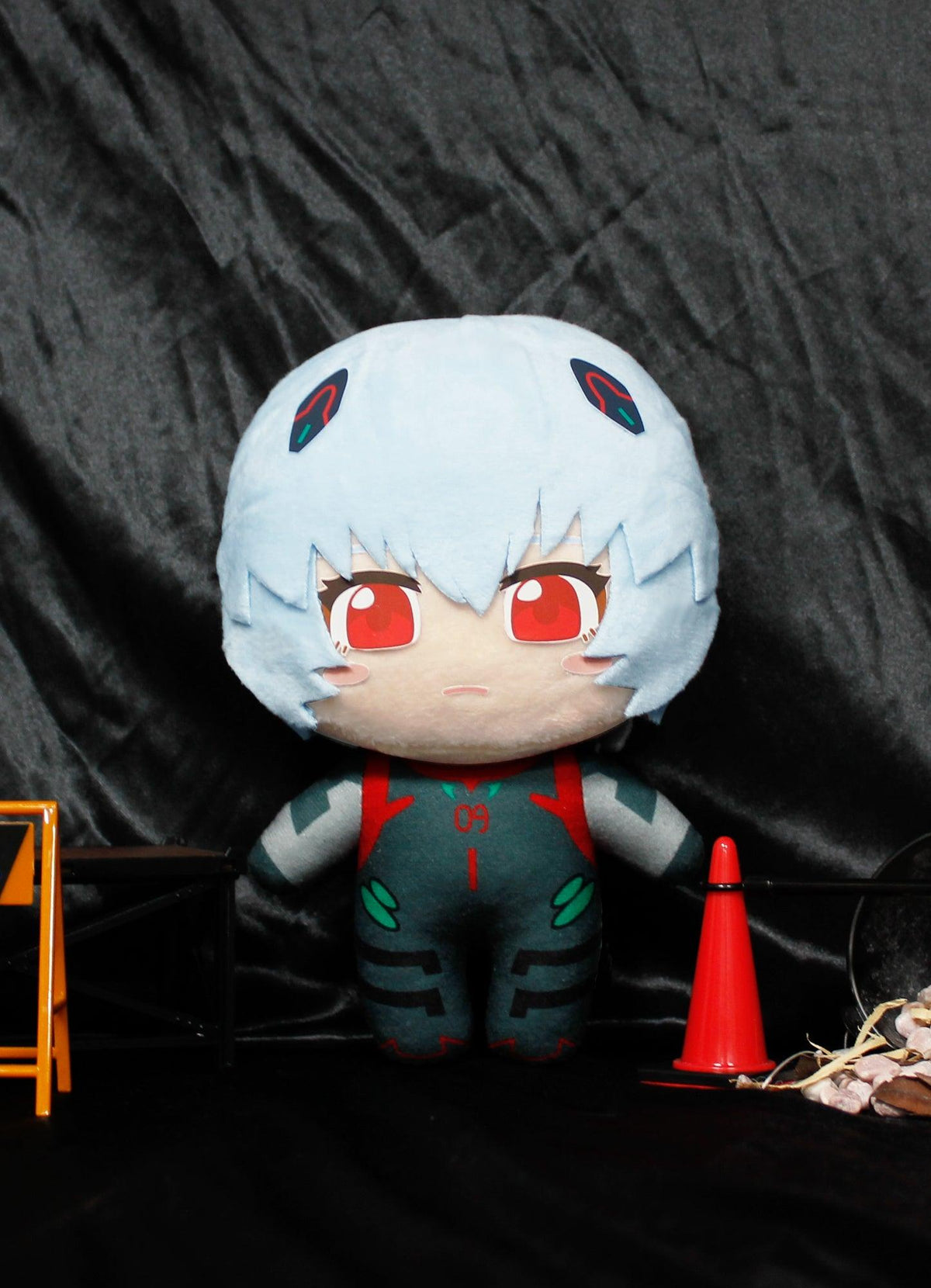 EVANGELION NEW MOVIE - REI AYANAMI BLACK PLUG SUIT PLUSH 7"H - Great Eastern Entertainment