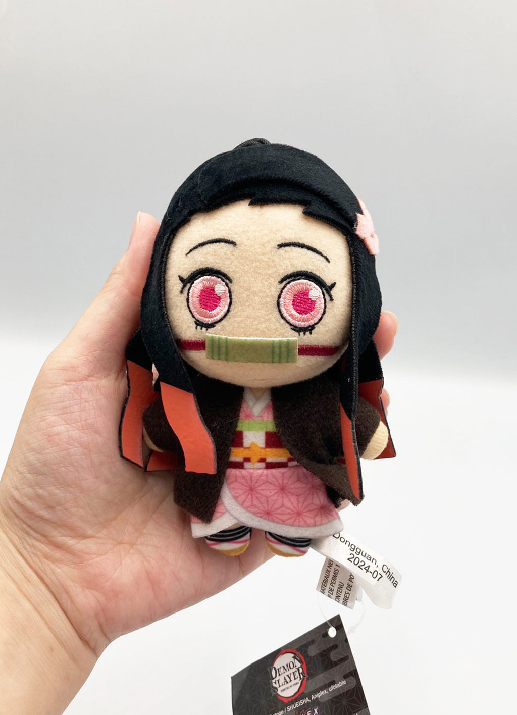 Demon Slayer - Nezuko Kamado Mini Plush w/ Spring Hook 4.5" H