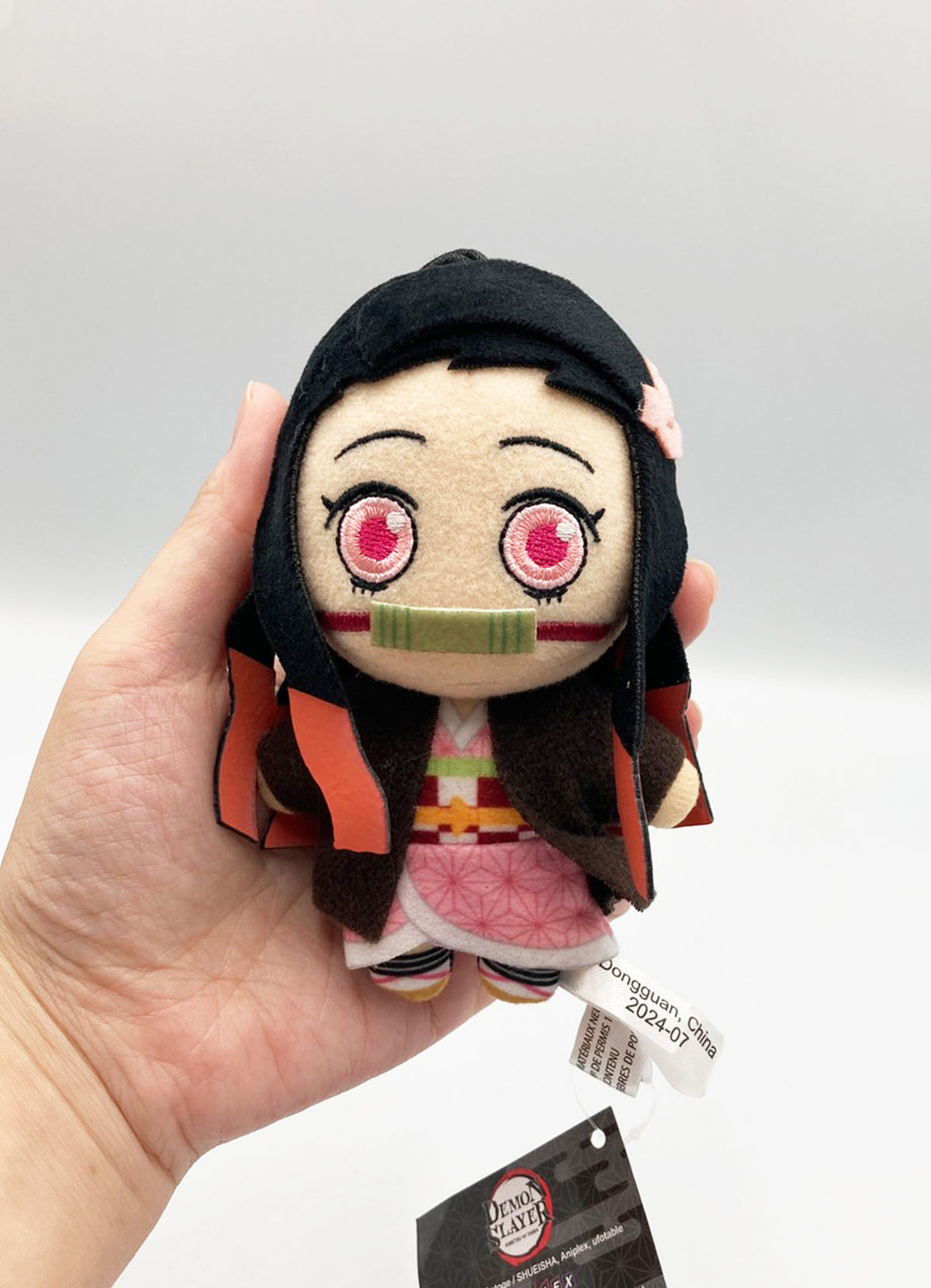 Demon Slayer - Nezuko Kamado Mini Plush w/ Spring Hook 4.5" H