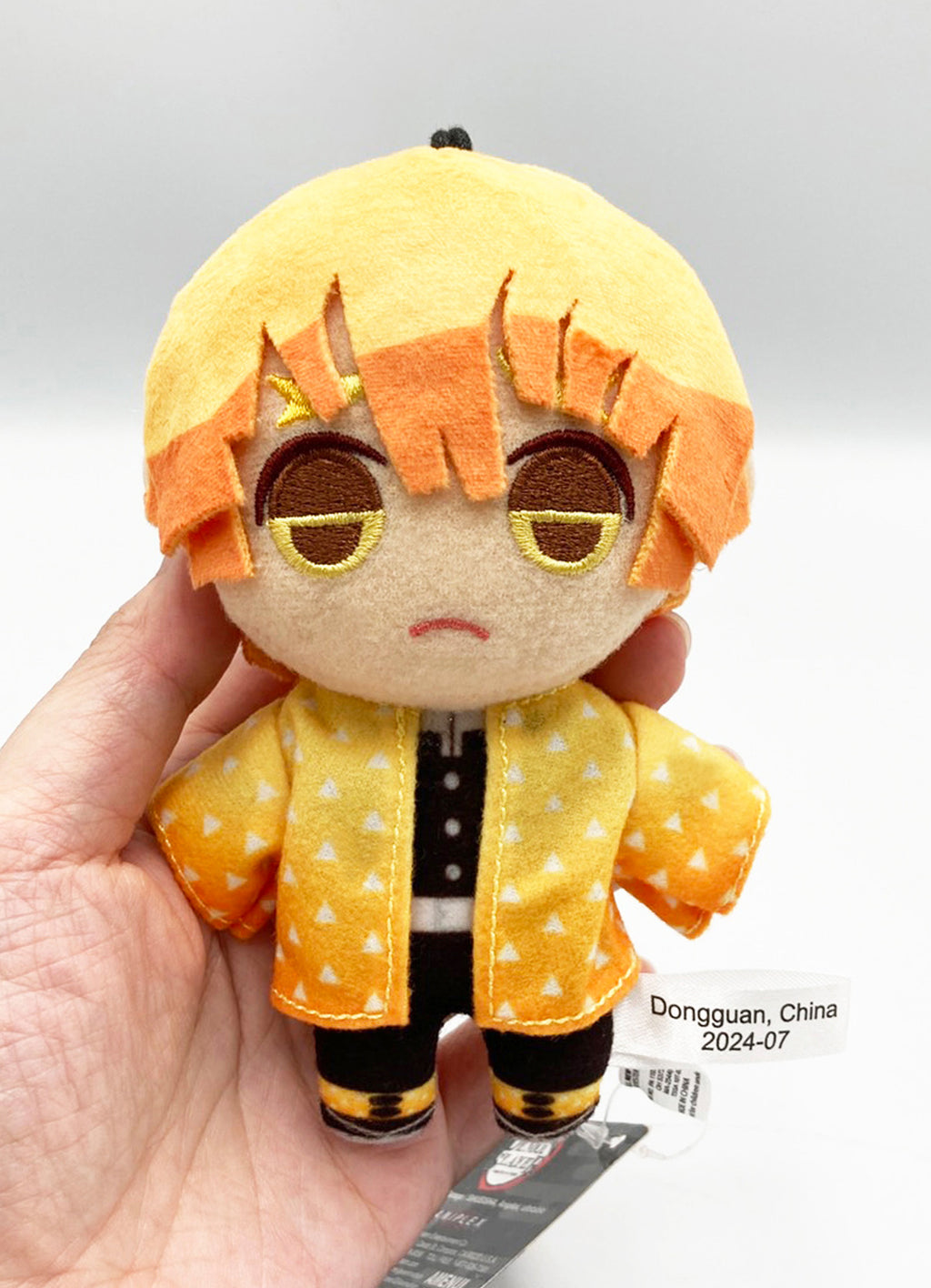 Demon Slayer - Zenitsu Agatsuma Mini Plush w/ Spring Hook 4.5" H