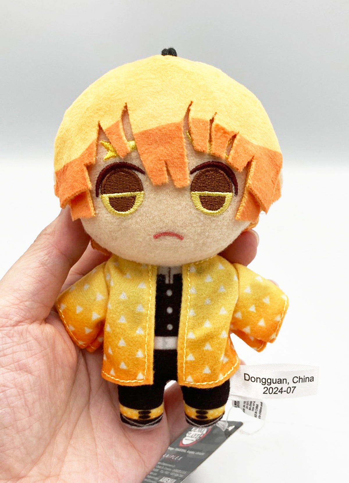 Demon Slayer - Zenitsu Agatsuma Mini Plush w/ Spring Hook 4.5" H