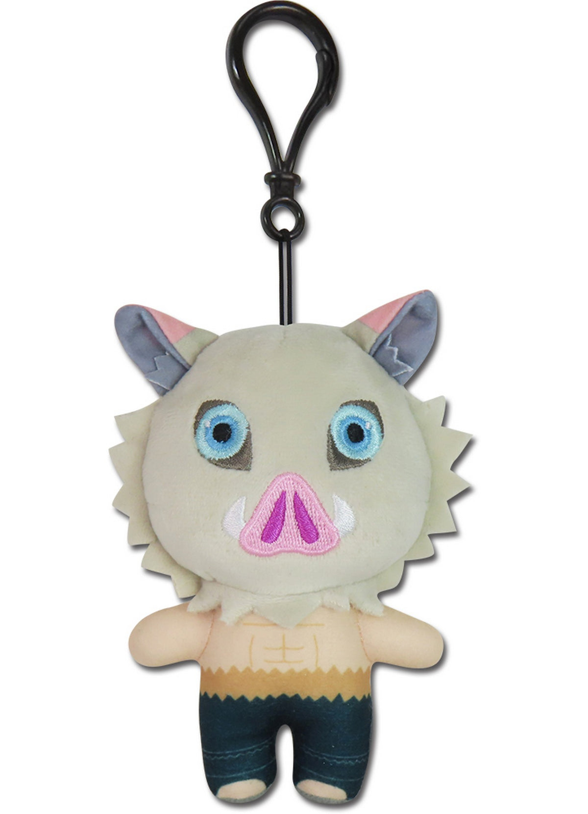 Demon Slayer - Inosuke Mini Plush w/ Snap Hook 4.5" H