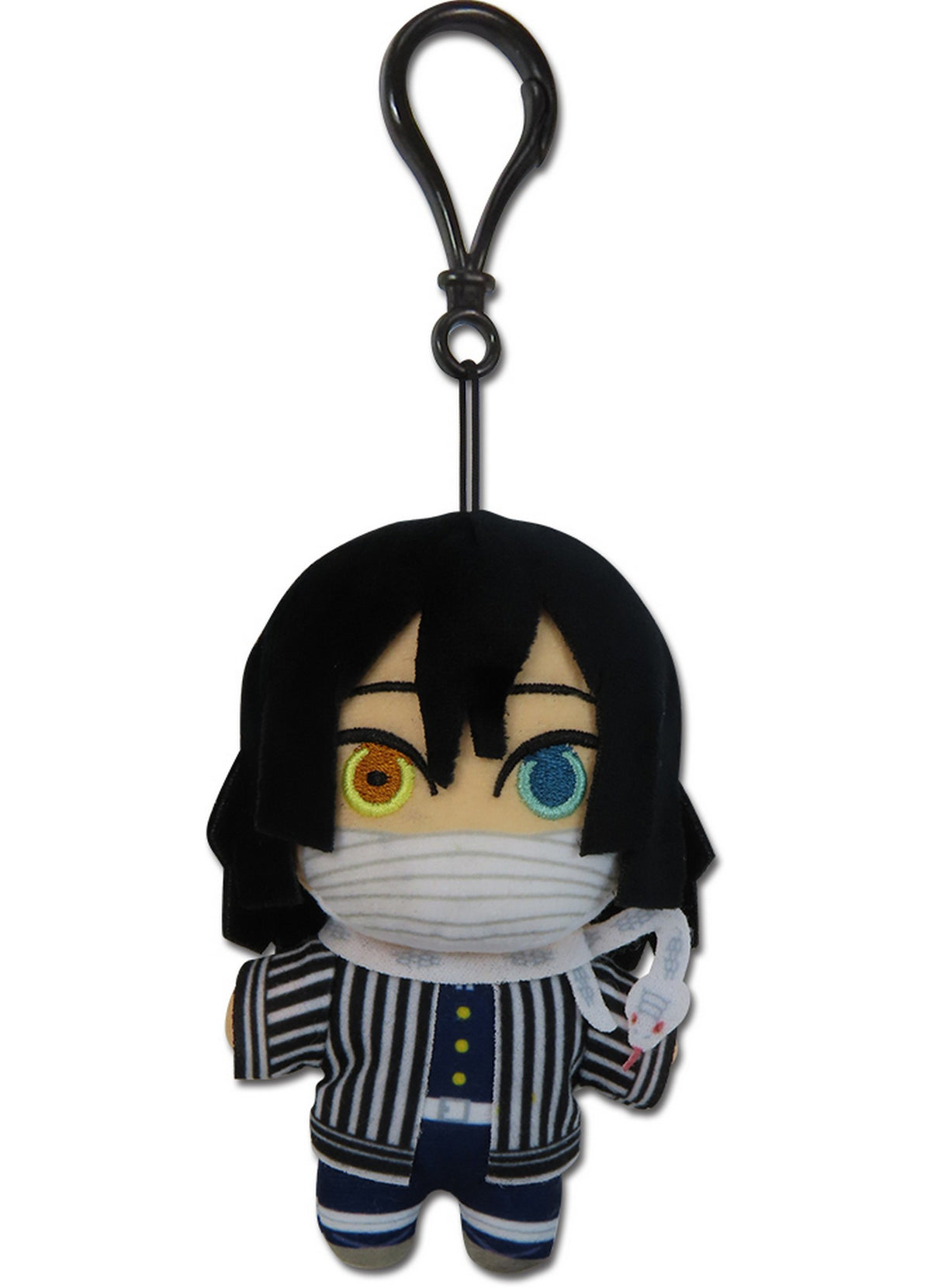 Demon Slayer - Obanai Iguro Mini Plush w/ Spring Hook 4.5" H
