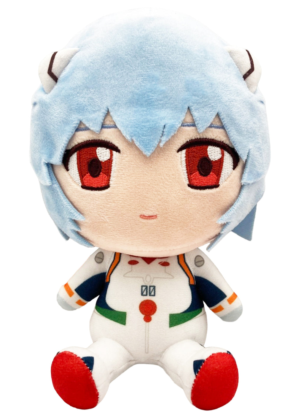 EVANGELION NEW MOVIE - REI SITTING PLUSH 7" H