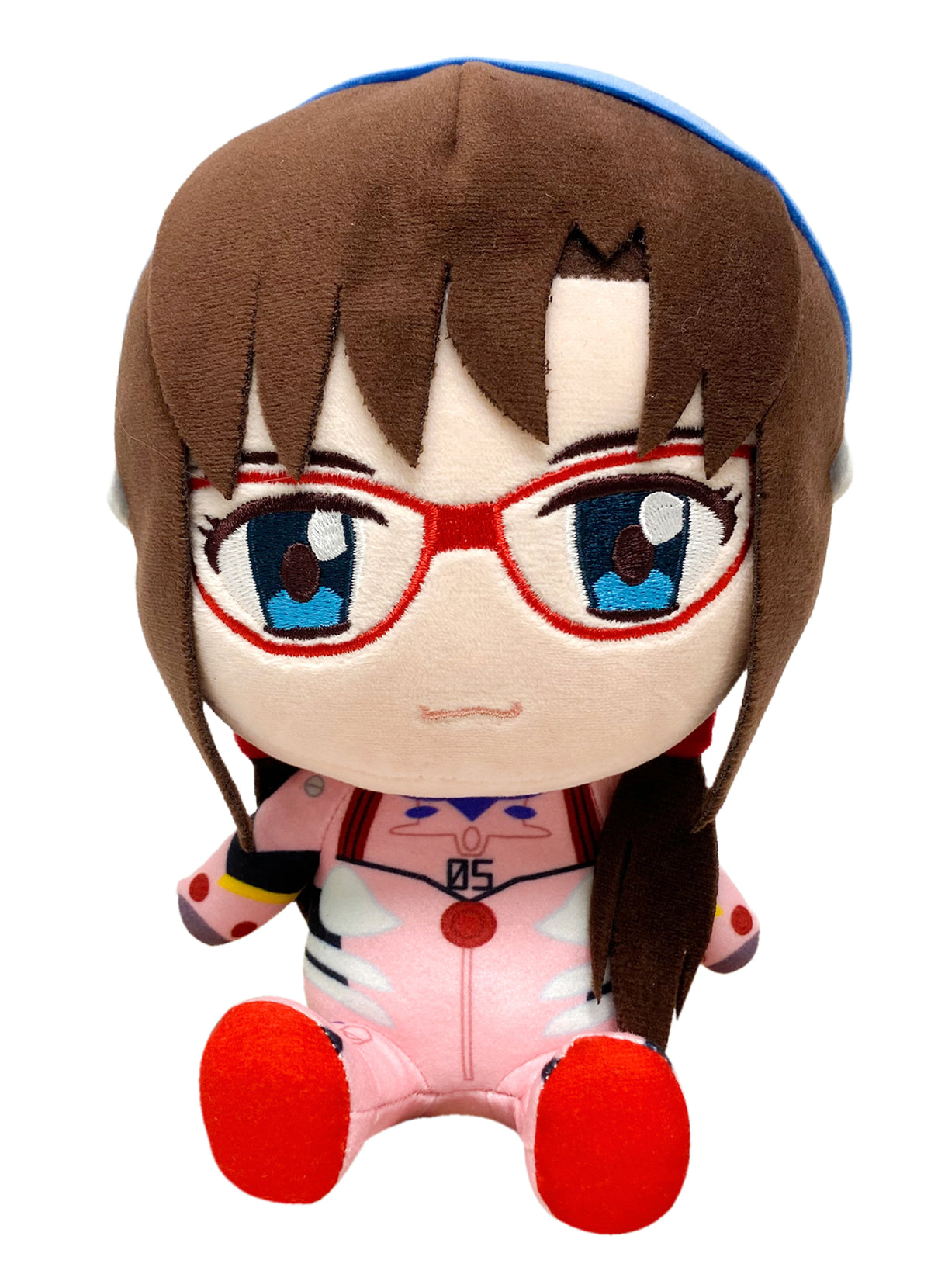 Evangelion New Movie - Mari Makinami (Plug Suit) Sitting Plush 7"H