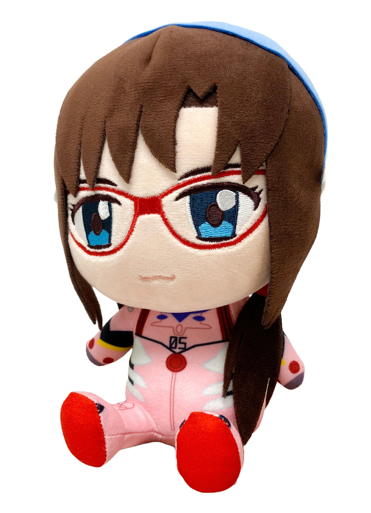 Evangelion New Movie - Mari Makinami (Plug Suit) Sitting Plush 7"H