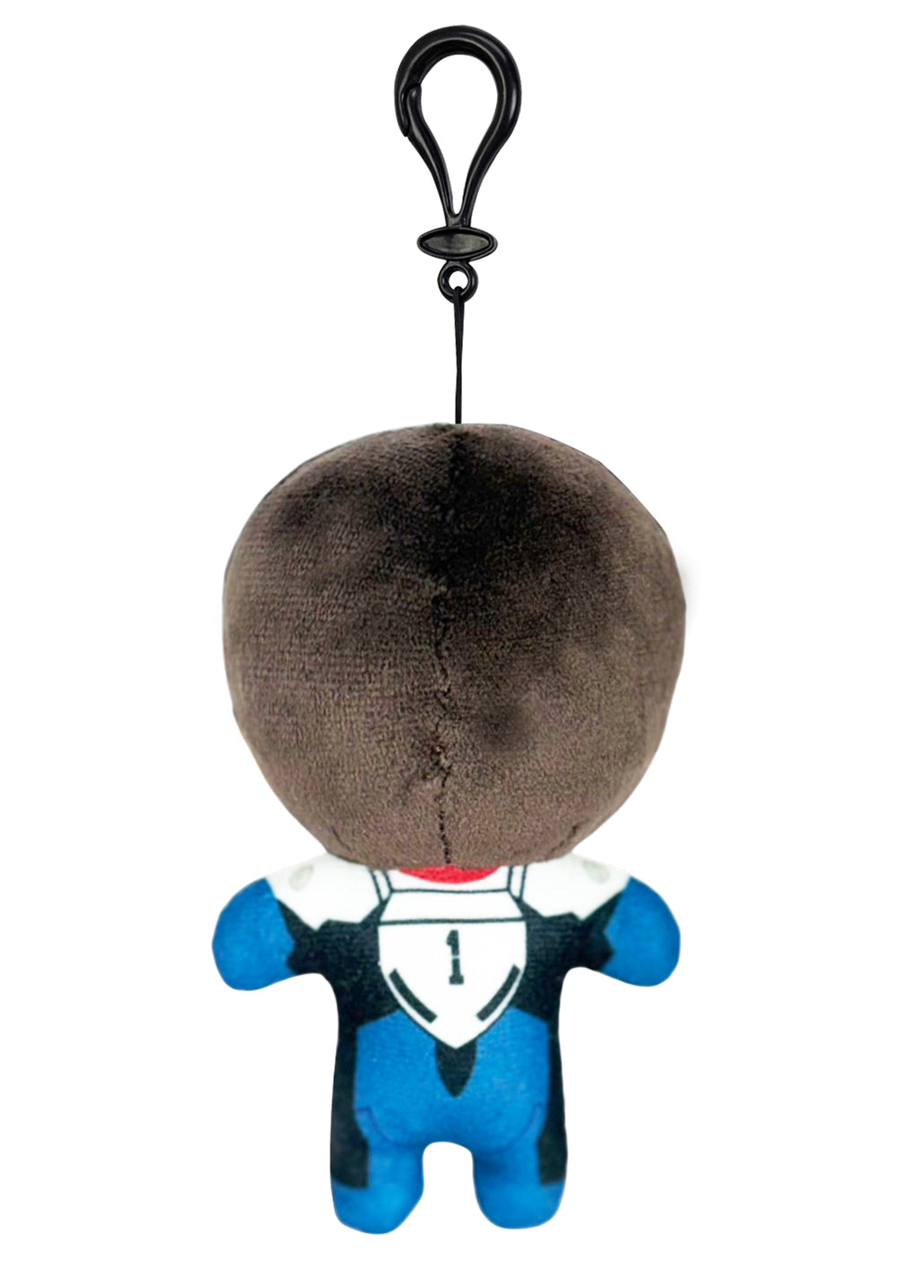 Evangelion New Movie - Shinji Ikari Nagisa (Plug Suit) Mini Plush w/ Hook Clip 4.5"H