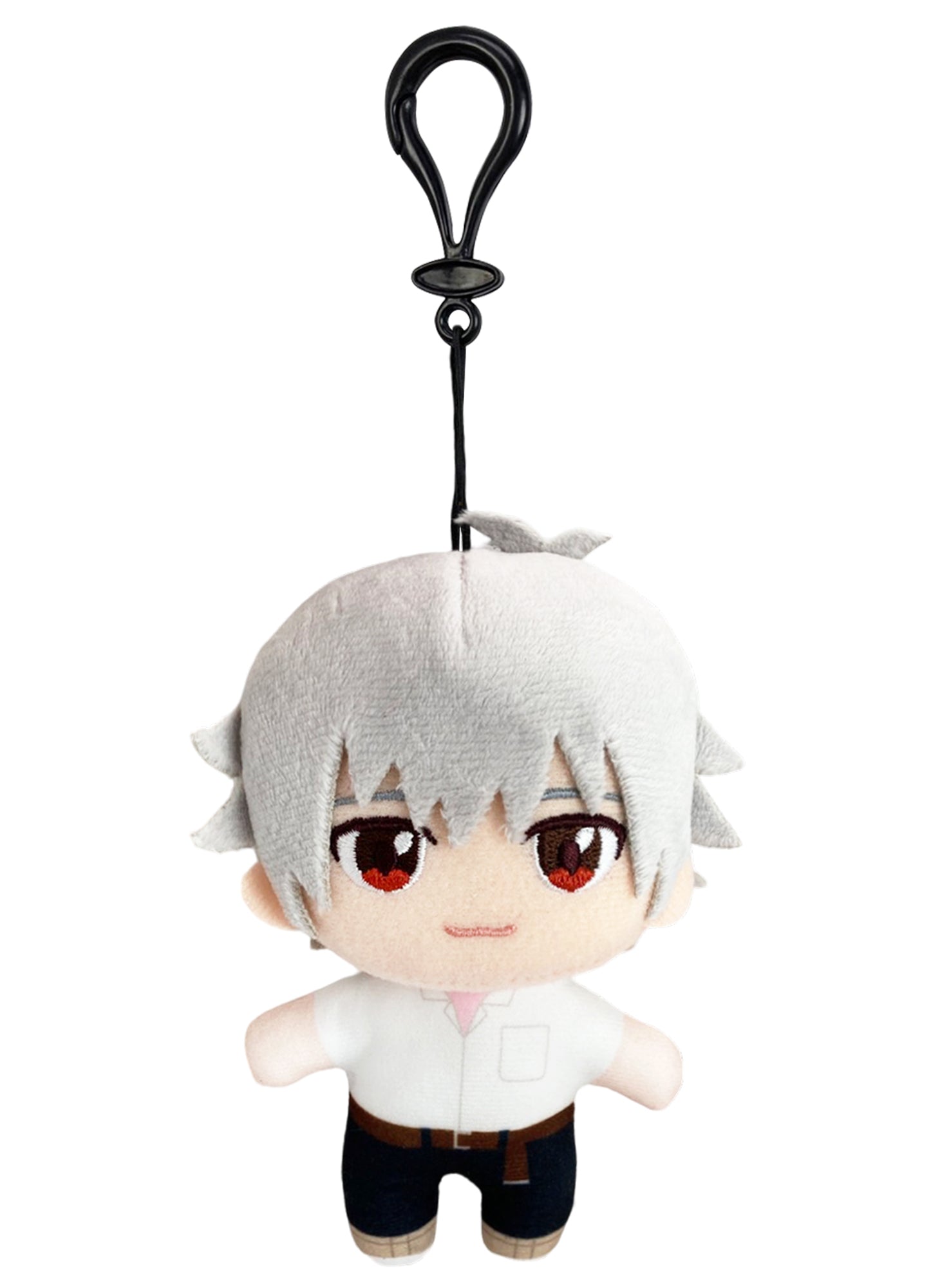Evangelion New Movie - Kaworu Nagisa (Shool Uniform) Mini Plush w/ Hook Clip 4.5"H
