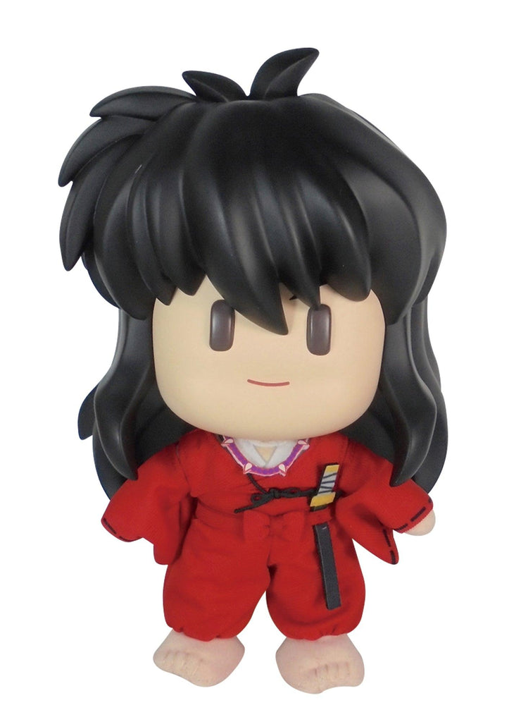 INUYASHA - INUYASHA HUMAN VER PLASTIC HEAD MOVABLE VER PLUSH 8"H - Great Eastern Entertainment