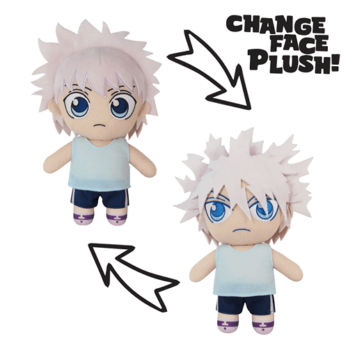 Hunter X Hunter - Killua Zoldyck (Face Changing) Plush 8"H