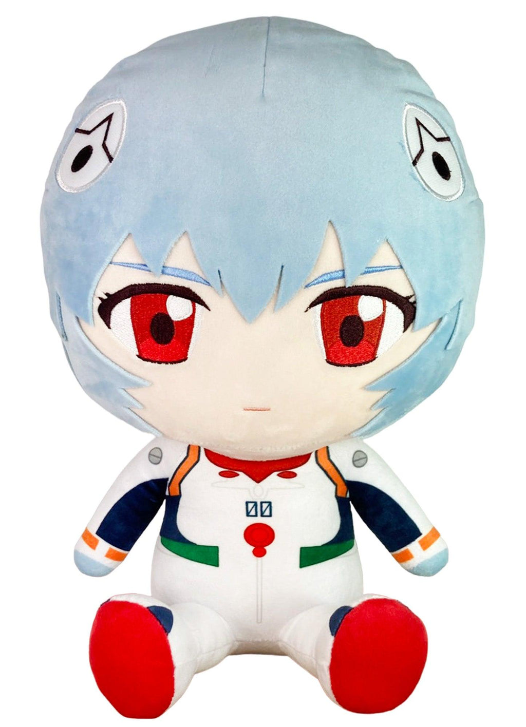 EVANGELION NEW MOVIE - REI PLUG SUIT SITTING PLUSH 12" H - Great Eastern Entertainment