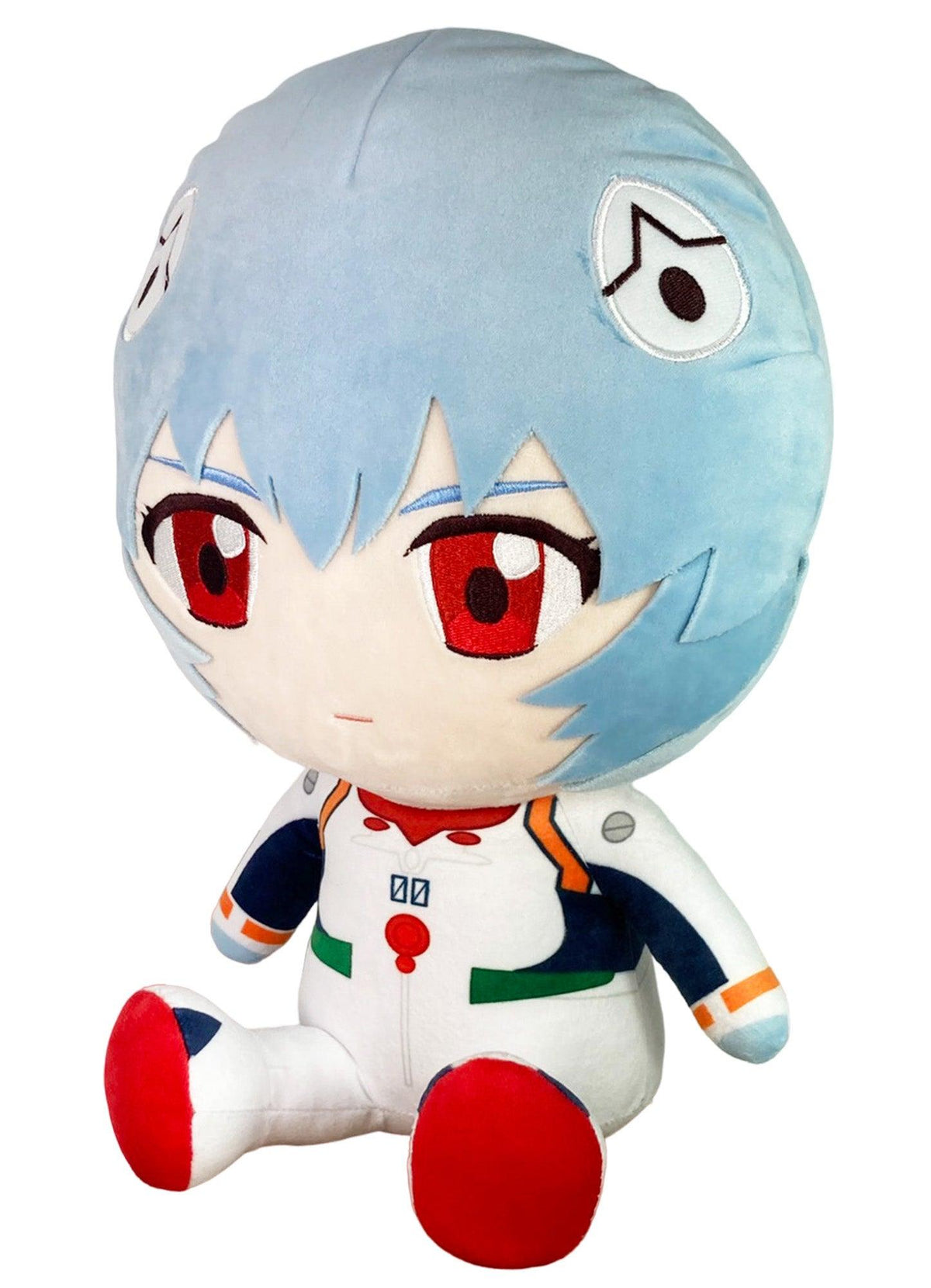 EVANGELION NEW MOVIE - REI PLUG SUIT SITTING PLUSH 12" H - Great Eastern Entertainment
