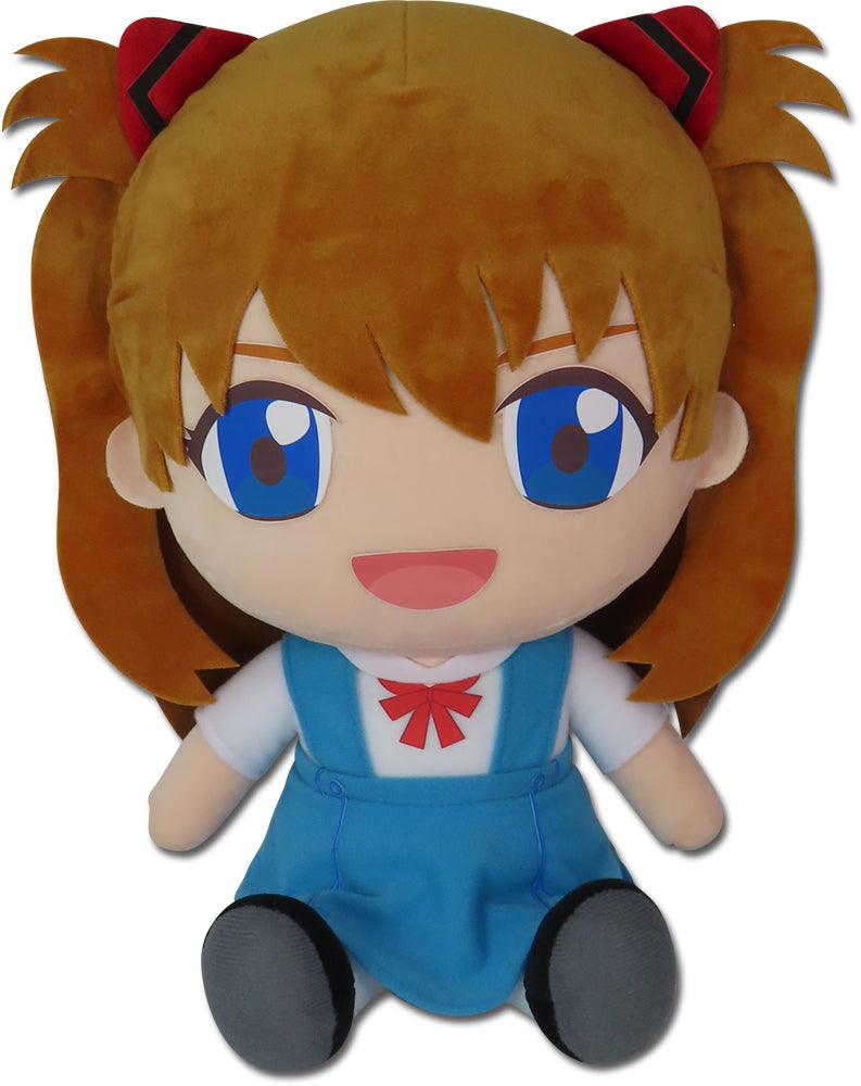 EVANGELION NEW MOVIE - ASUKA UNIFORM SITTING PLUSH 12"H - Great Eastern Entertainment