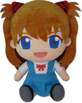 EVANGELION NEW MOVIE - ASUKA UNIFORM SITTING PLUSH 12"H - Great Eastern Entertainment