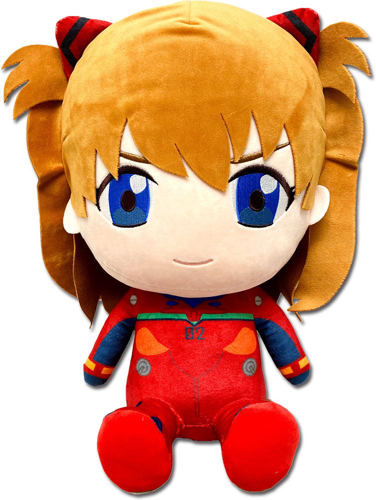 EVANGELION NEW MOVIE - ASUKA PIUG SUIT SITTING PLUSH 12"H - Great Eastern Entertainment
