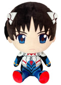 EVANGELION NEW MOVIE - SHINJI PLUG SUIT SITTING PLUSH 12" H - Great Eastern Entertainment