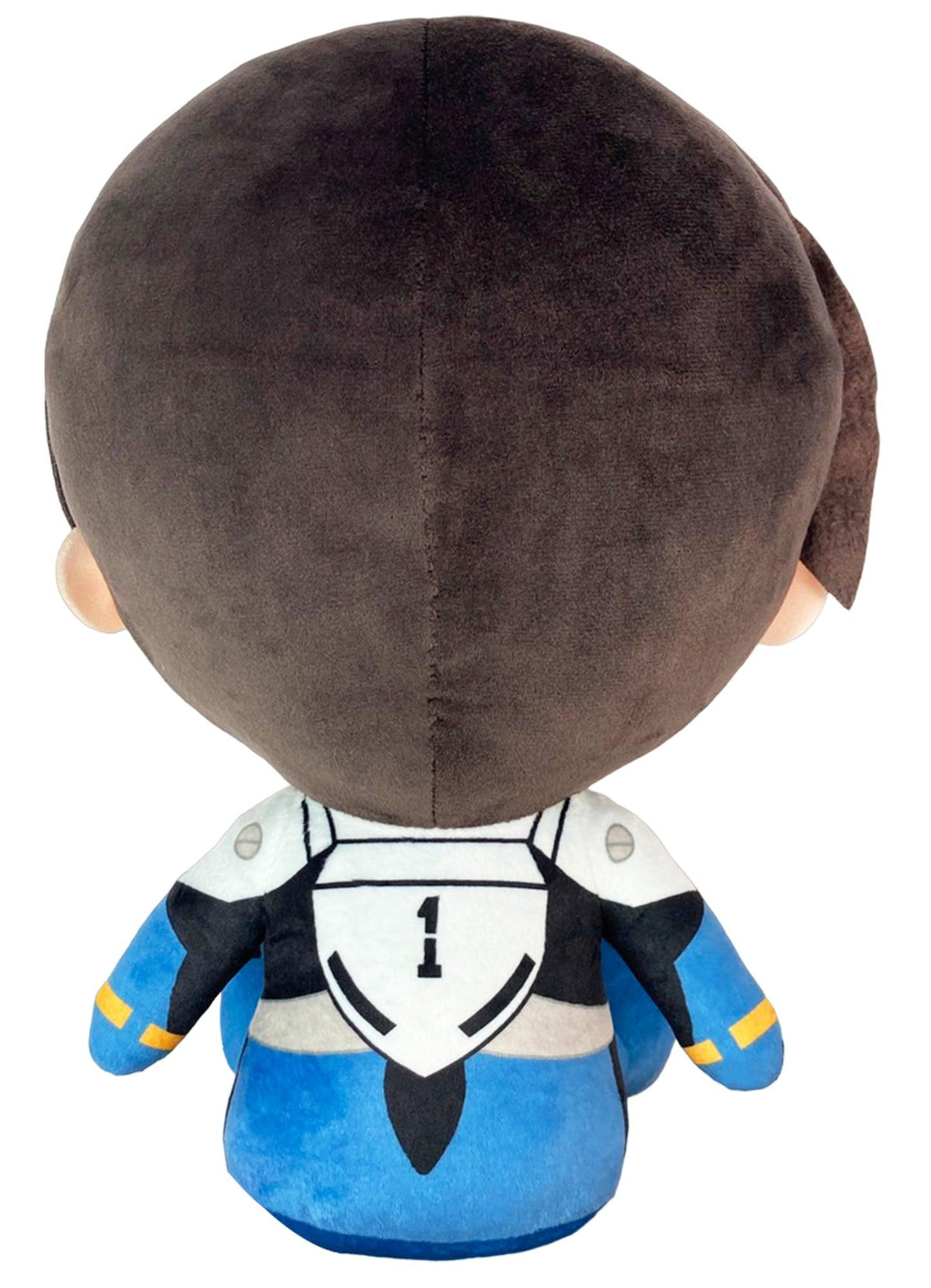 EVANGELION NEW MOVIE - SHINJI PLUG SUIT SITTING PLUSH 12" H - Great Eastern Entertainment
