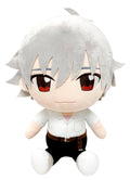 EVANGELION NEW MOVIE - KAWORU UNIFORM SITTING PLUSH 12" H - Great Eastern Entertainment