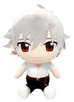 EVANGELION NEW MOVIE - KAWORU UNIFORM SITTING PLUSH 12" H - Great Eastern Entertainment