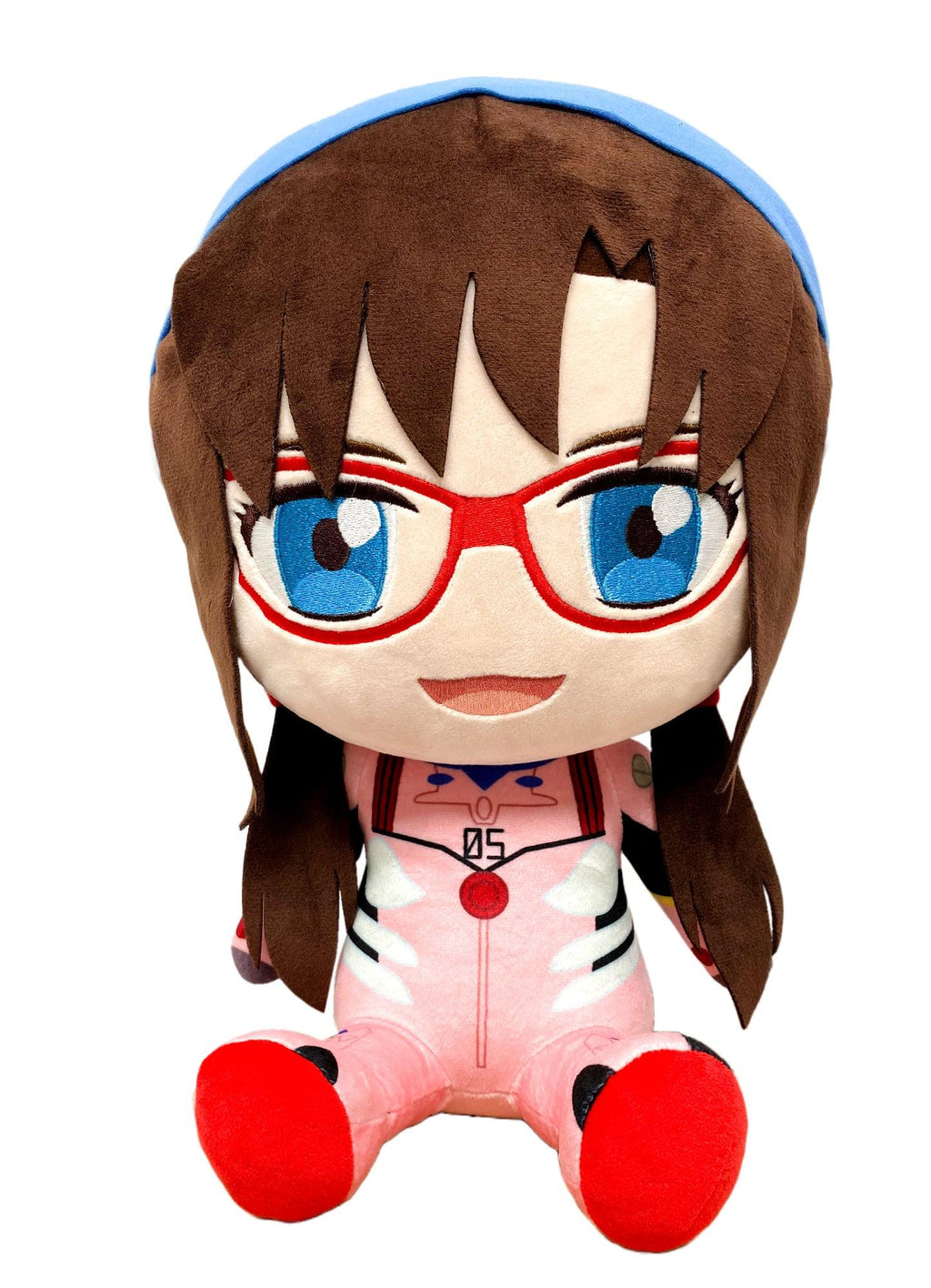 EVANGELION NEW MOVIE - MARI PLUG SUIT SITTING PLUSH 12" H - Great Eastern Entertainment