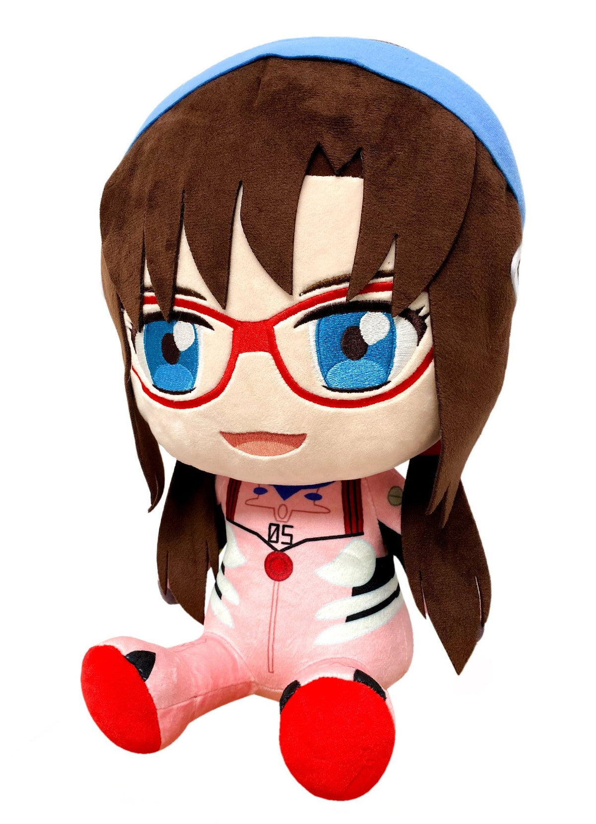 EVANGELION NEW MOVIE - MARI PLUG SUIT SITTING PLUSH 12" H - Great Eastern Entertainment