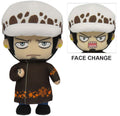 One Piece - Trafalgar D. Water Law (Face Changing) Plush 8" H