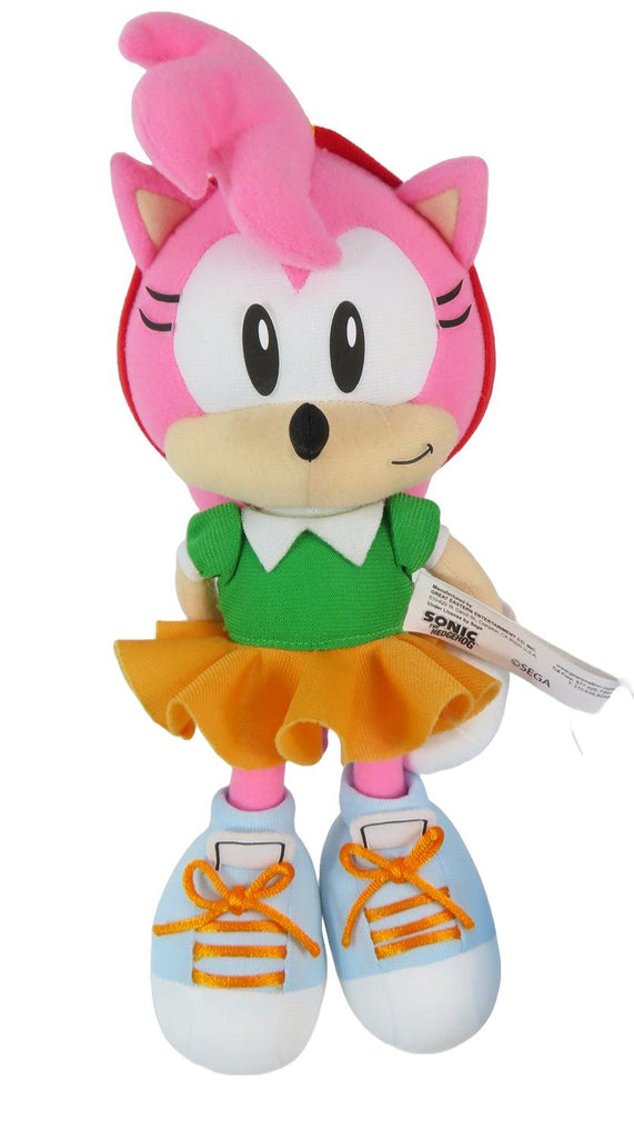 SONIC CLASSIC- AMY SHYING PLUSH 10"H - Great Eastern Entertainment