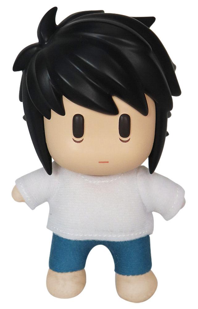DEATH NOTE - L PLASTIC HEAD MOVABLE PLUSH 4.5"H - Great Eastern Entertainment