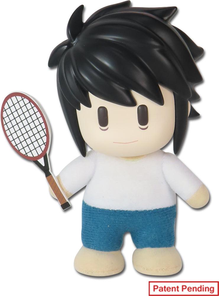 DEATH NOTE - L #3 PLASTIC HEAD MOVABLE PLUSH 4.5"H - Great Eastern Entertainment