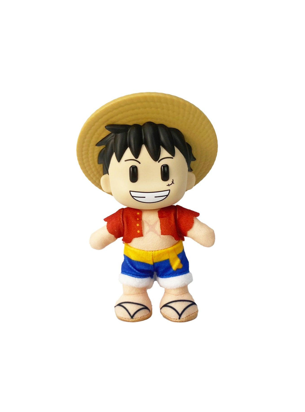 ONE PIECE - LUFFY AFTER 2 YEARS PLASTIC HEAD MOVABLE VER PLUSH 4.5"H - Great Eastern Entertainment