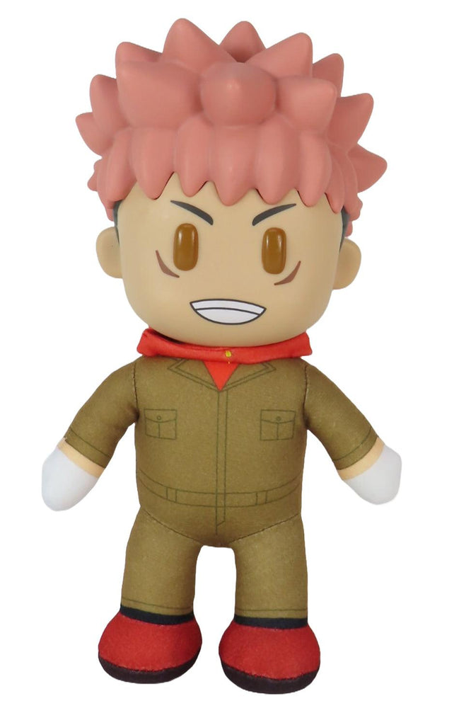 JUJUTSU KAISEN - ITADORI WORKING FIGUREKEY PLUSH 8" H - Great Eastern Entertainment