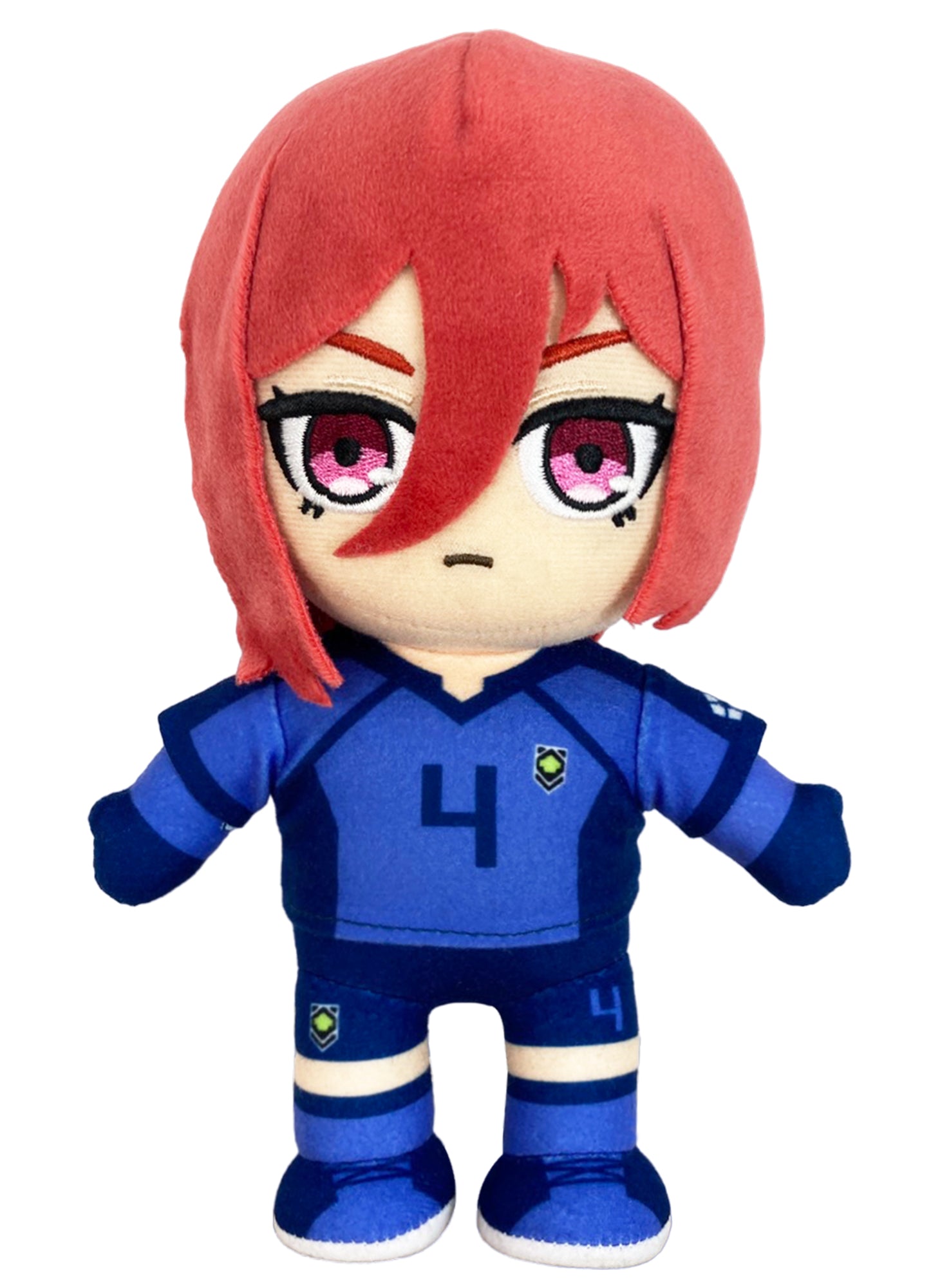 Blue Lock (Manga) - Hyoma Chigiri #4 Jersey Plush 8"