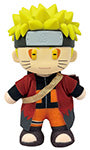 NARUTO SHIPPUDEN - NARUTO SAGE MODE PLASTIC HEAD MOVEABLE VER PLUSH 4.5"