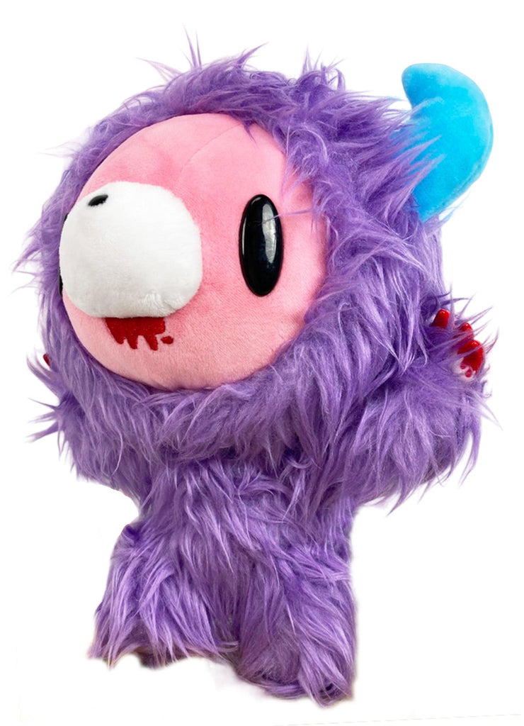 GLOOMY BEAR - GLOOMY BEAR LONG FUR PURPLE MONSTER PLUSH 8"H - Great Eastern Entertainment